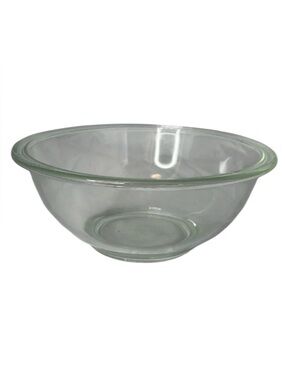 VINTAGE 1980’s PYREX 2.5L Clear Glass Bowl Corning NY USA 325 Oven Microwave